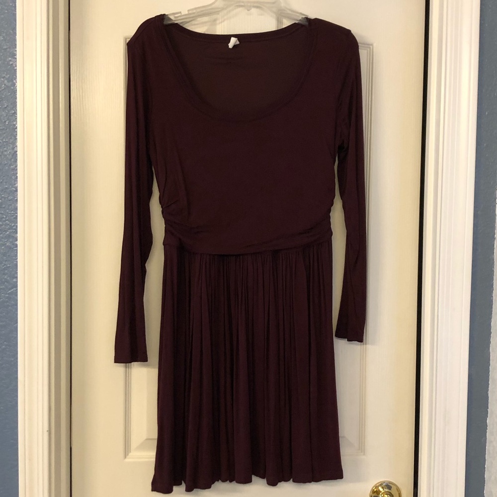 Cranberry red Old Navy dress